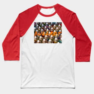 Bullrot Bombe Tag Orange et Nom Baseball T-Shirt